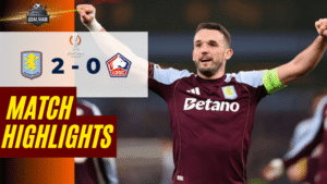 ไฮไลท์บอลวันนี้ ยูโรปา ลีก 2025/26 แอสตัน วิลล่า พบ ลีลล์ 19/3/69