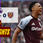 ไฮไลท์บอลวันนี้ พรีเมียร์ลีก อังกฤษ 2025/26 แอสตัน วิลล่า พบ เวสต์แฮม 22/3/69