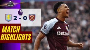 ไฮไลท์บอลวันนี้ พรีเมียร์ลีก อังกฤษ 2025/26 แอสตัน วิลล่า พบ เวสต์แฮม 22/3/69