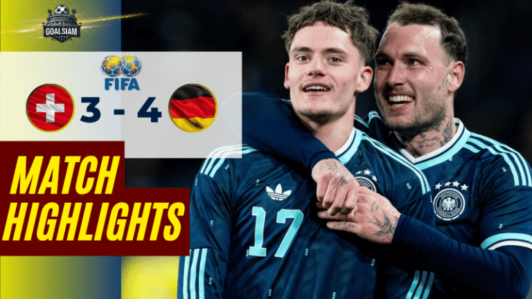 ไฮไลท์บอลวันนี้ กระชับมิตรทีมชาติ สวิตเซอร์แลนด์ พบ เยอรมนี 27/3/69