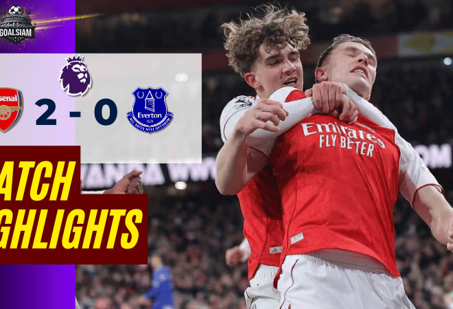 ไฮไลท์บอลวันนี้ พรีเมียร์ลีก อังกฤษ 2025/26 อาร์เซนอล พบ เอฟเวอร์ตัน 14/3/69