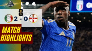 ไฮไลท์บอลวันนี้ ฟุตบอลโลก 2026 รอบคัดเลือก โซนยุโรป อิตาลี พบ ไอร์แลนด์เหนือ 26/3/69