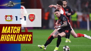 ไฮไลท์บอลวันนี้ ยูฟ่า แชมเปี้ยนส์ ลีก 2025/26 ไบเออร์ เลเวอร์คูเซ่น พบกับ อาร์เซนอล 11/3/69