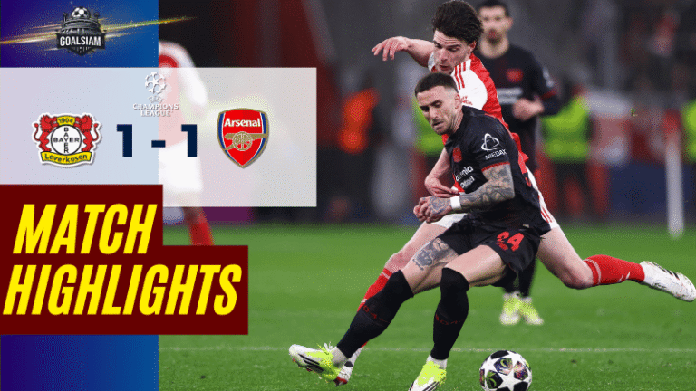 ไฮไลท์บอลวันนี้ ยูฟ่า แชมเปี้ยนส์ ลีก 2025/26 ไบเออร์ เลเวอร์คูเซ่น พบกับ อาร์เซนอล 11/3/69