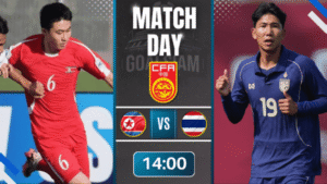 ดูบอลออนไลน์ ฟุตบอลสี่เส้า CFA Team China ถ่ายทอดสด เกาหลีเหนือ ยู-23 พบ ทีมชาติไทย ยู-23 31/3/69