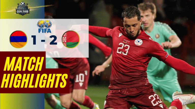 ไฮไลท์บอลวันนี้ กระชับมิตรทีมชาติ อาร์เมเนีย พบ เบลารุส 29/3/69