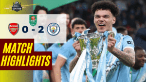 ไฮไลท์บอลวันนี้ คาราบาว คัพ 2025/26 อาร์เซนอล พบ แมนซิตี้ 22/3/69