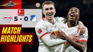 ไฮไลท์บอลวันนี้ บุนเดสลีกา 2025/26 แอร์เบ ไลป์ซิก พบ ฮอฟเฟ่นไฮม์ 20/3/69