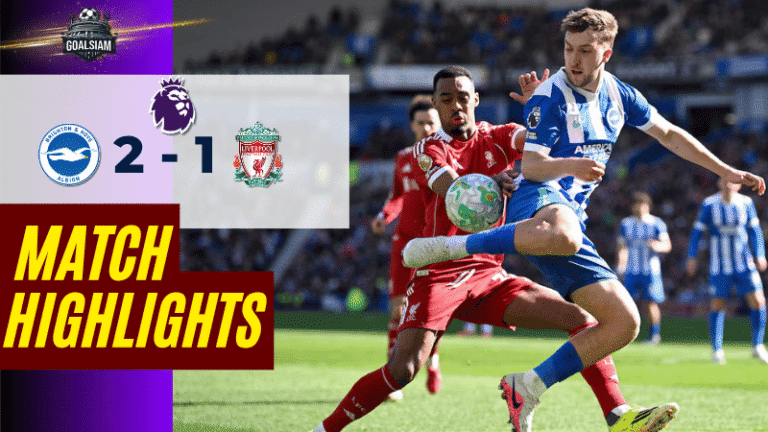 ไฮไลท์บอลวันนี้ พรีเมียร์ลีก อังกฤษ 2025/26 ไบรท์ตัน พบ ลิเวอร์พูล 21/3/69