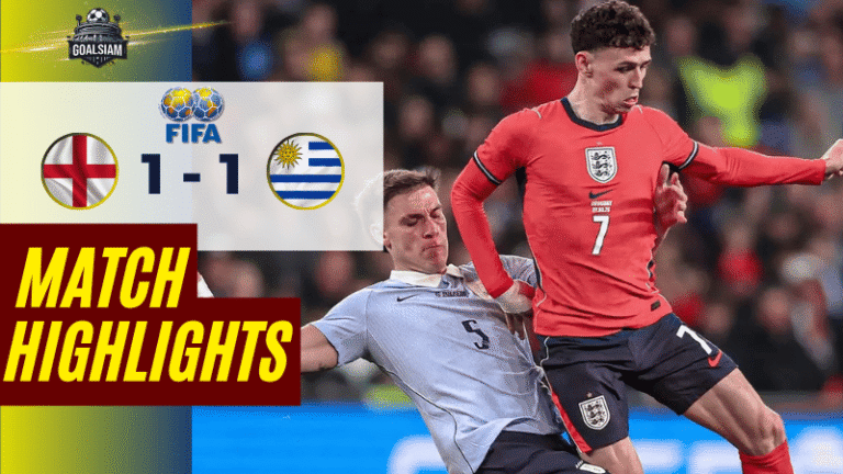 ไฮไลท์บอลวันนี้ กระชับมิตรทีมชาติ อังกฤษ พบ อุรุกวัย 27/3/69