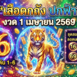 เลขเด็ด GOALSIAM มาแล้ว ส่องชัดๆ “เสือตกถัง ปกฟ้า” งวด 1 เมษายน 2569 จับตาเลขเด่น 1-6 ชุดสองตัวน่าเก็บก่อนลอตเตอรี่สะเทือนแผง