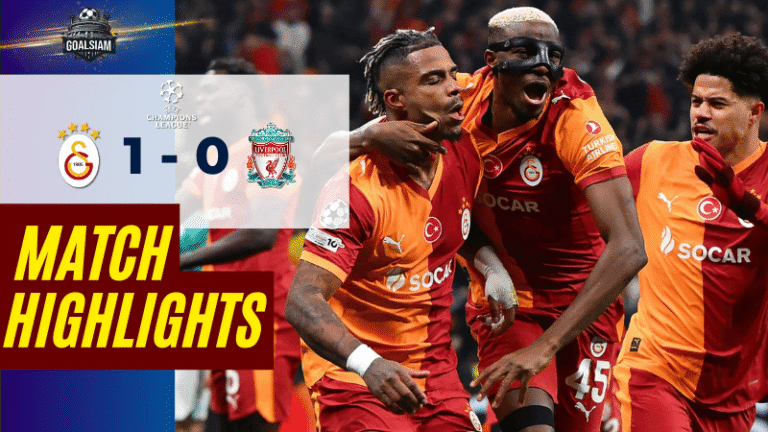ไฮไลท์บอลวันนี้ ยูฟ่า แชมเปี้ยนส์ ลีก 2025/26 กาลาตาซาราย พบกับ ลิเวอร์พูล 10/3/69