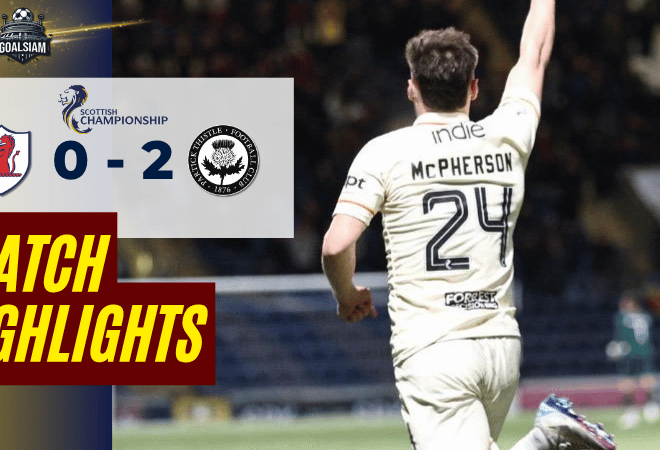 ไฮไลท์บอลวันนี้ สก็อตแลนด์ แชมเปี้ยนชิพ 2025/26 เรธโรเวอร์ส พบ แพททริค ทริสเทล 24/3/69