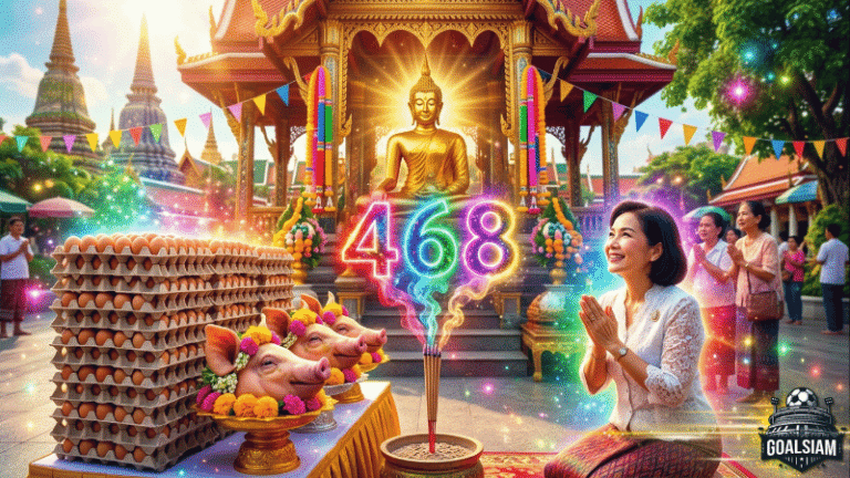 เลขเด็ด GOALSIAM มาแรง แม่ค้ายกไข่ 900 ฟอง-หัวหมู 3 หัว แก้บนหลวงพ่อสมหวัง ก่อนจุดธูปได้ชัด 468 คอหวยจับตาแนวทางหวยงวดนี้