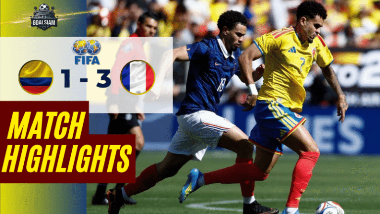 ไฮไลท์บอลวันนี้ กระชับมิตรทีมชาติ โคลอมเบีย พบ ฝรั่งเศส 29/3/69