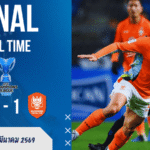 ผลบอลสด เอเอฟซี แชมเปี้ยนส์ ลีก ทู กัมบะ โอซาก้า โหมทั้งเกมแต่จบเจ๊า ราชบุรี 1-1 เซฟเป็นพระเอก!