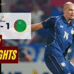 ไฮไลท์บอลวันนี้ ฟุตบอลเอเชียน คัพ รอบคัดเลือก ถ่ายทอดสด ทีมชาติไทย พบ เติร์กเมนิสถาน 31/3/69