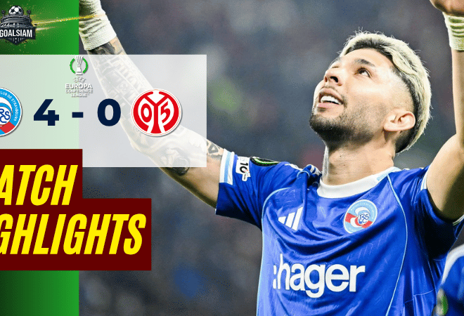 ไฮไลท์บอลวันนี้ ยูโรปา คอนเฟอเรนซ์ ลีก สตราส์บูร์ก พบ ไมนซ์ 16/4/69