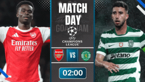 ดูบอลออนไลน์ ยูฟ่า แชมเปี้ยนส์ ลีก ถ่ายทอดสด อาร์เซนอล พบ สปอร์ติ้ง ลิสบอน 15/4/69