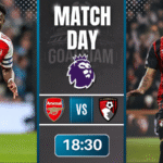 ดูบอลออนไลน์ พรีเมียร์ลีก อังกฤษ ถ่ายทอดสด อาร์เซนอล พบ บอร์นมัธ 11/4/69