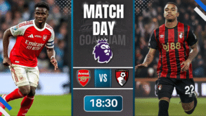 ดูบอลออนไลน์ พรีเมียร์ลีก อังกฤษ ถ่ายทอดสด อาร์เซนอล พบ บอร์นมัธ 11/4/69