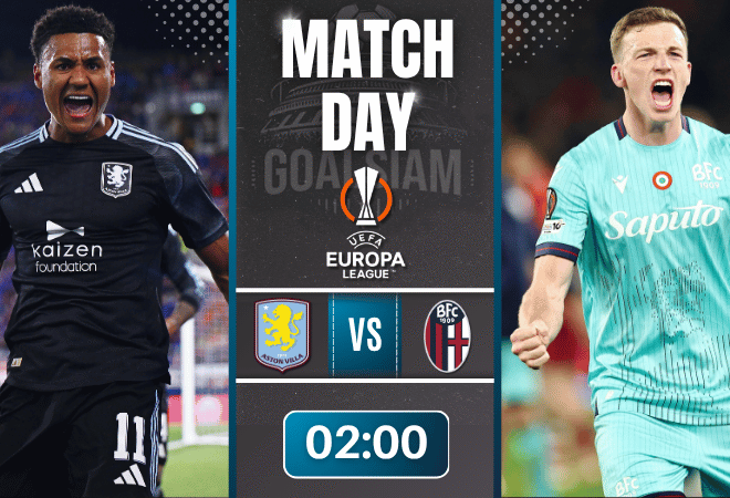 ดูบอลออนไลน์ ยูโรปา ลีก ถ่ายทอดสด แอสตัน วิลล่า พบ โบโลญญ่า 16/4/69