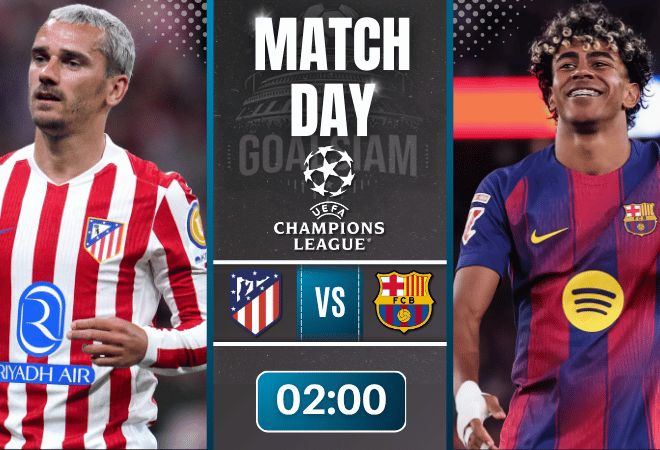 ดูบอลออนไลน์ ยูฟ่า แชมเปี้ยนส์ ลีก ถ่ายทอดสด แอตเลติโก้ มาดริด พบ บาร์เซโลน่า 14/4/69