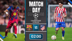 ดูบอลออนไลน์ ยูฟ่า แชมเปี้ยนส์ ลีก ถ่ายทอดสด บาร์เซโลน่า พบ แอตเลติโก้ มาดริด 8/4/69