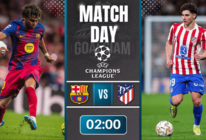ดูบอลออนไลน์ ยูฟ่า แชมเปี้ยนส์ ลีก ถ่ายทอดสด บาร์เซโลน่า พบ แอตเลติโก้ มาดริด 8/4/69
