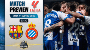 วิเคราะห์บอล บาร์เซโลน่า พบ เอสปันญ่อล | ลาลีกา สเปน พร้อมอัปเดตผลบอลสด