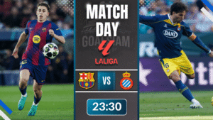 ดูบอลออนไลน์ ลาลีกา สเปน ถ่ายทอดสด บาร์เซโลน่า พบ เอสปันญ่อล 11/4/69