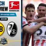 วิเคราะห์บอล โบรุสเซีย ดอร์ทมุนด์ พบ ไฟร์บวร์ก | บุนเดสลีกา พร้อมอัปเดตผลบอลสด