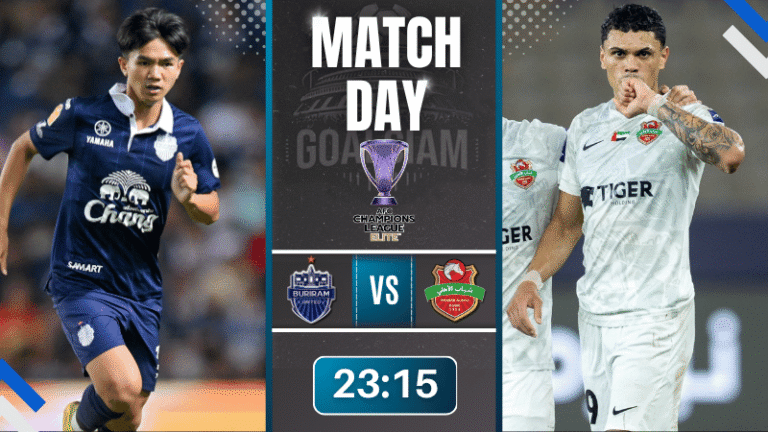 ดูบอลออนไลน์ เอเอฟซี แชมเปี้ยนส์ ลีก อีลิท ถ่ายทอดสด บุรีรัมย์ ยูไนเต็ด พบ ชาบาบ อัล อาห์ลี 18/4/69