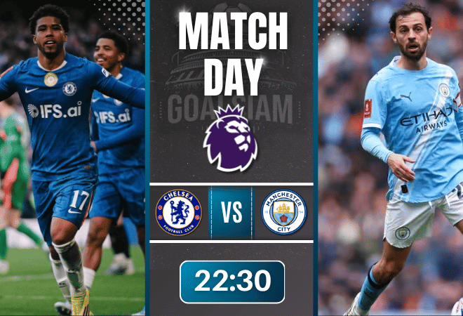 ดูบอลออนไลน์ พรีเมียร์ลีก อังกฤษ ถ่ายทอดสด เชลซี พบ แมนซิตี้ 12/4/69