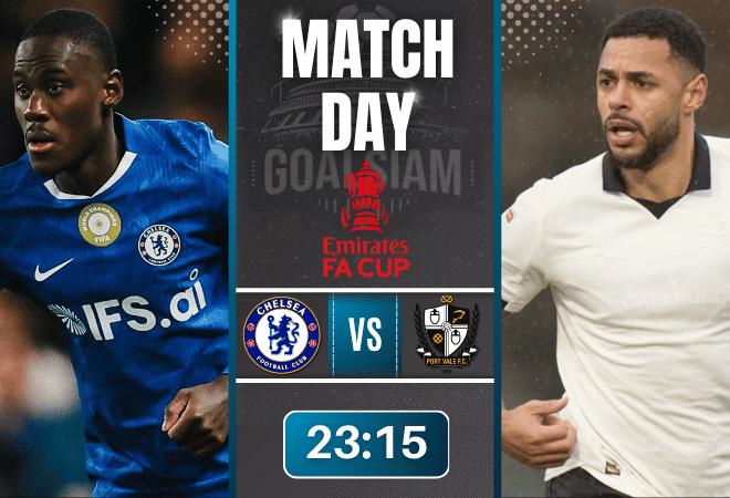 ดูบอลออนไลน์ เอฟเอ คัพ อังกฤษ ถ่ายทอดสด เชลซี พบ พอร์ท เวล 4/4/69