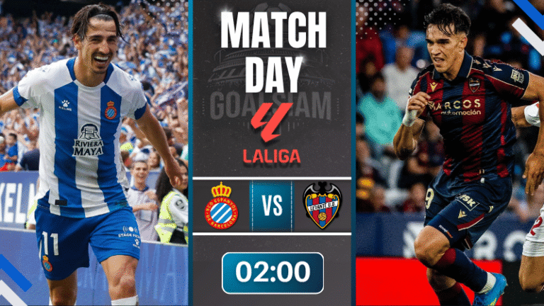 ดูบอลออนไลน์ ลาลีกา สเปน ถ่ายทอดสด เอสปันญ่อล พบ เลบันเต้ 27/4/69