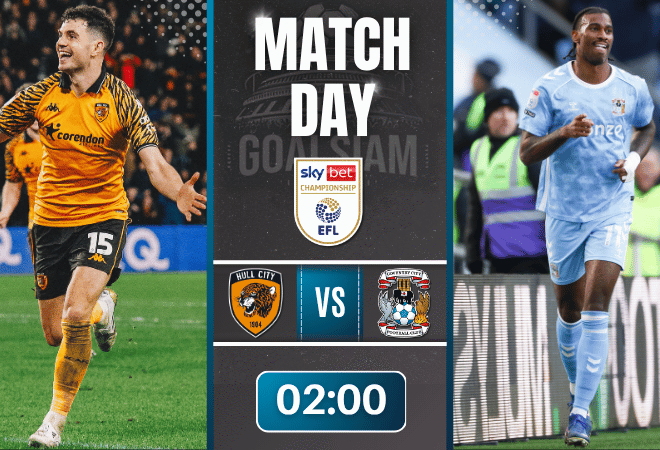 ดูบอลออนไลน์ แชมเปี้ยนชิพ อังกฤษ ถ่ายทอดสด ฮัลล์ ซิตี้ พบ โคเวนทรี ซิตี้ 6/4/69