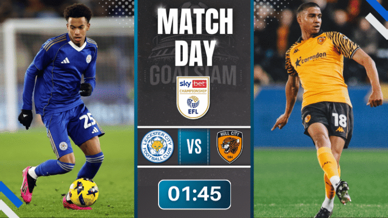 ดูบอลออนไลน์ แชมเปี้ยนชิพ อังกฤษ ถ่ายทอดสด เลสเตอร์ ซิตี้ พบ ฮัลล์ ซิตี้ 21/4/69