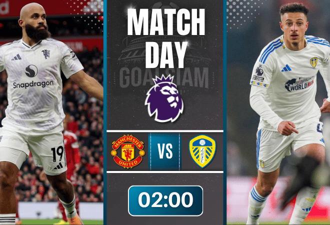 ดูบอลออนไลน์ พรีเมียร์ลีก อังกฤษ ถ่ายทอดสด แมนยูไนเต็ด พบ ลีดส์ ยูไนเต็ด 13/4/69