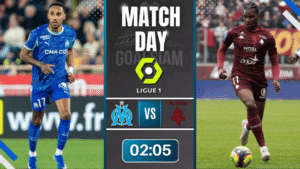 ดูบอลออนไลน์ ลีกเอิง ฝรั่งเศส ถ่ายทอดสด โอลิมปิก มาร์กเซย พบ เม็ตซ์ 10/4/69