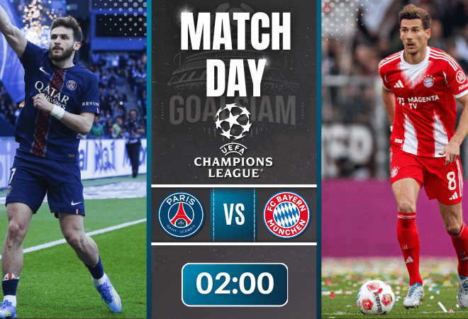 ดูบอลออนไลน์ ยูฟ่า แชมเปี้ยนส์ ลีก ถ่ายทอดสด เปแอสเช พบ บาเยิร์น มิวนิค 28/4/69