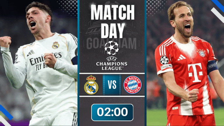 ดูบอลออนไลน์ ยูฟ่า แชมเปี้ยนส์ ลีก ถ่ายทอดสด เรอัล มาดริด พบ บาเยิร์น มิวนิค 7/4/69