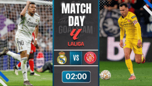 ดูบอลออนไลน์ ลาลีกา สเปน ถ่ายทอดสด เรอัล มาดริด พบ จีโรน่า 10/4/69