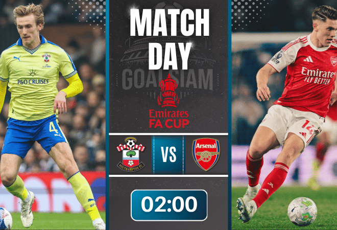 ดูบอลออนไลน์ เอฟเอ คัพ อังกฤษ ถ่ายทอดสด เซาธ์แฮมป์ตัน พบ อาร์เซนอล 4/4/69