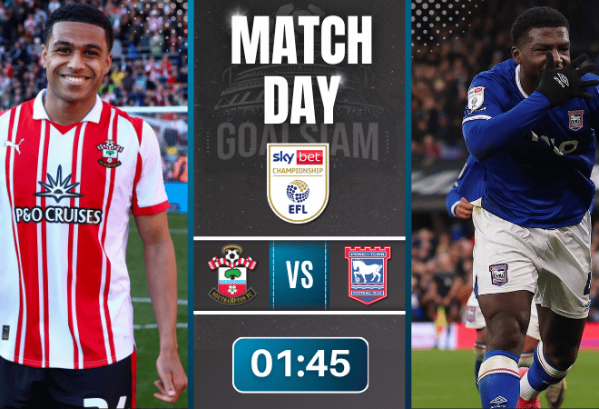 ดูบอลออนไลน์ แชมเปี้ยนชิพ อังกฤษ ถ่ายทอดสด เซาธ์แฮมป์ตัน พบ อิปสวิช ทาวน์ 28/4/69