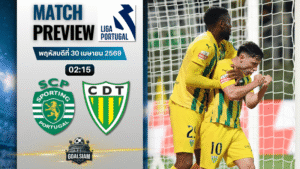 วิเคราะห์บอล สปอร์ติ้ง ลิสบอน พบ ทอนเดล่า | ซูเปอร์ลีกา โปรตุเกส พร้อมอัปเดตผลบอลสด