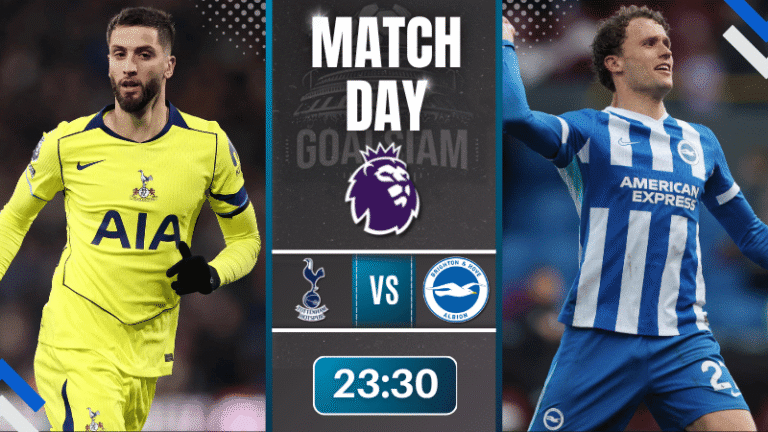 ดูบอลออนไลน์ พรีเมียร์ลีก อังกฤษ ถ่ายทอดสด สเปอร์ส พบ ไบรท์ตัน 18/4/69