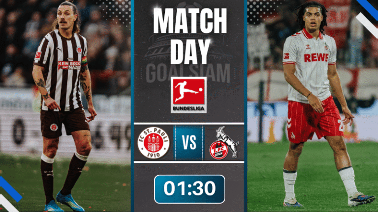 ดูบอลออนไลน์ บุนเดสลีกา ถ่ายทอดสด ซังต์ เพาลี พบ โคโลญจน์ 17/4/69