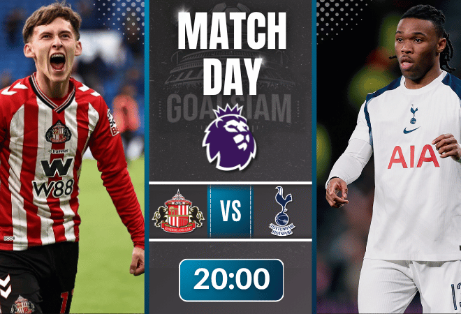 ดูบอลออนไลน์ พรีเมียร์ลีก อังกฤษ ถ่ายทอดสด ซันเดอร์แลนด์ พบ สเปอร์ส 12/4/69