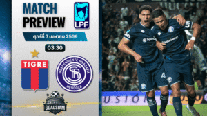 วิเคราะห์บอล ติเกร พบ ริวาดาเวีย | ลีกา โปร อาร์เจนตินา พร้อมอัปเดตผลบอลสด